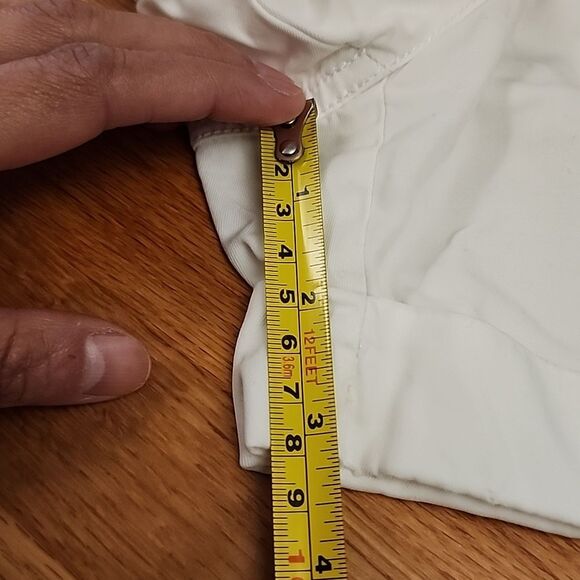 Lands' End Authentic Fit Sz 0 shorts Beige 100% Cotton Preppy Summer Beach wear - Picture 9 of 11